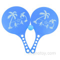 Ningbo sno fashion sportive racket en plastique plage de plage raquettes avec balle